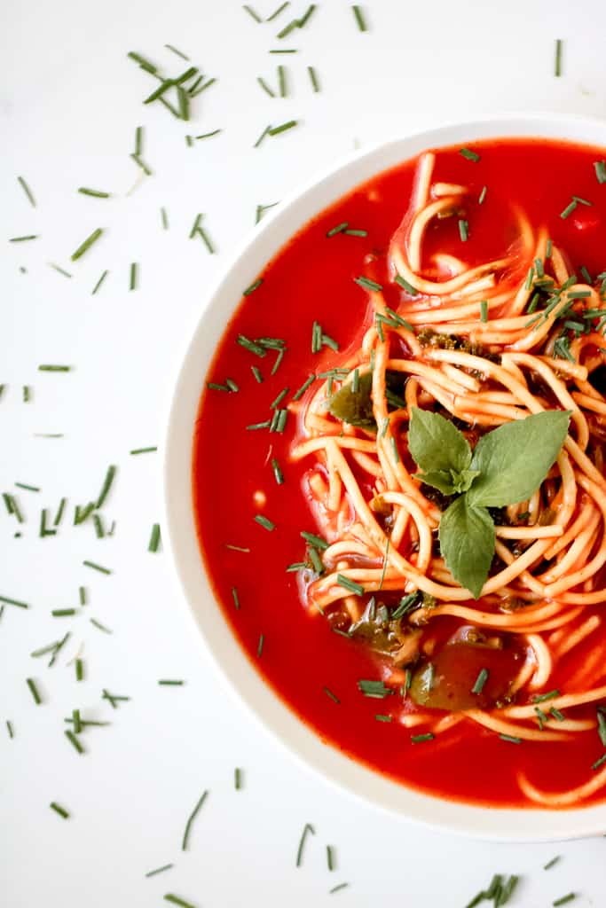 Tomato Soup Pasta A MessFree, Vegan OnePot Meal Ready In Minutes!