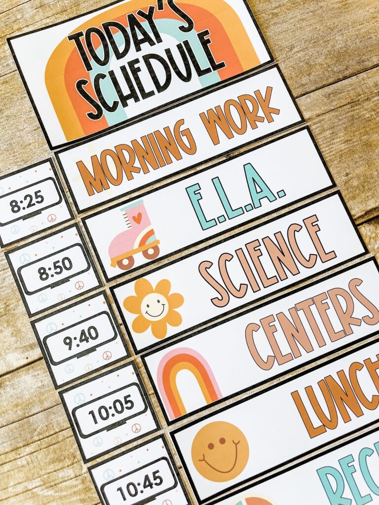 Organize Your Day in Style 5 Fun Classroom Schedule Card Designs Shayna Vohs Organize Your Day in Style 5 Fun Classroom Schedule Card Designs Shayna Vohs
