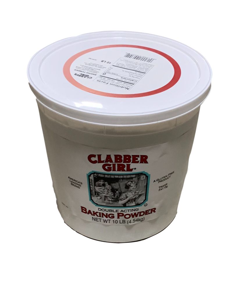 CLABBER GIRL DOUBLE ACTING BAKING POWDER 10LB South Holland Bakery Supply