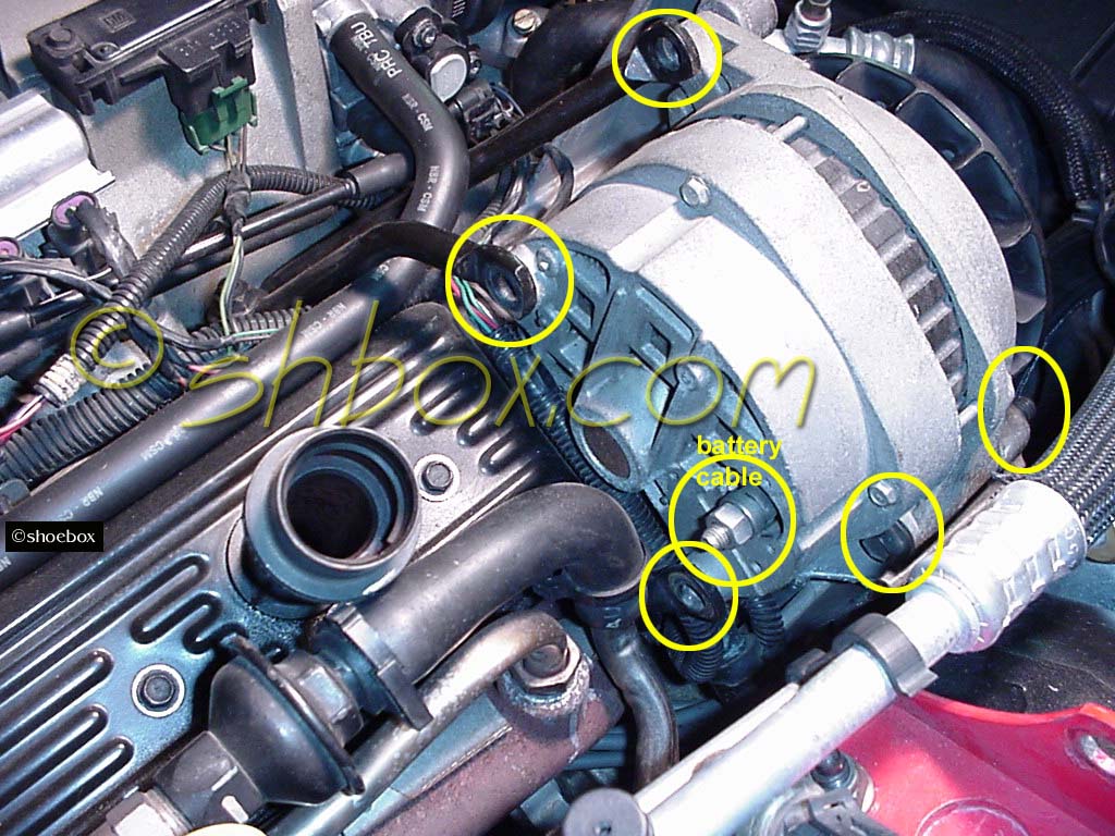 alternator ground bolt LS1LT1 Forum LT1, LS1, Camaro, Firebird