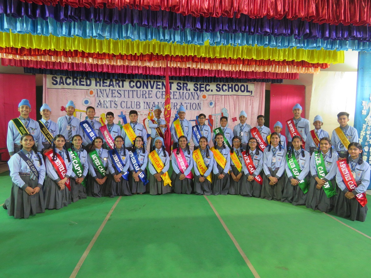 INVESTITURE CEREMONY MOULDING LEADERS OF TOMORROW Sacred Heart