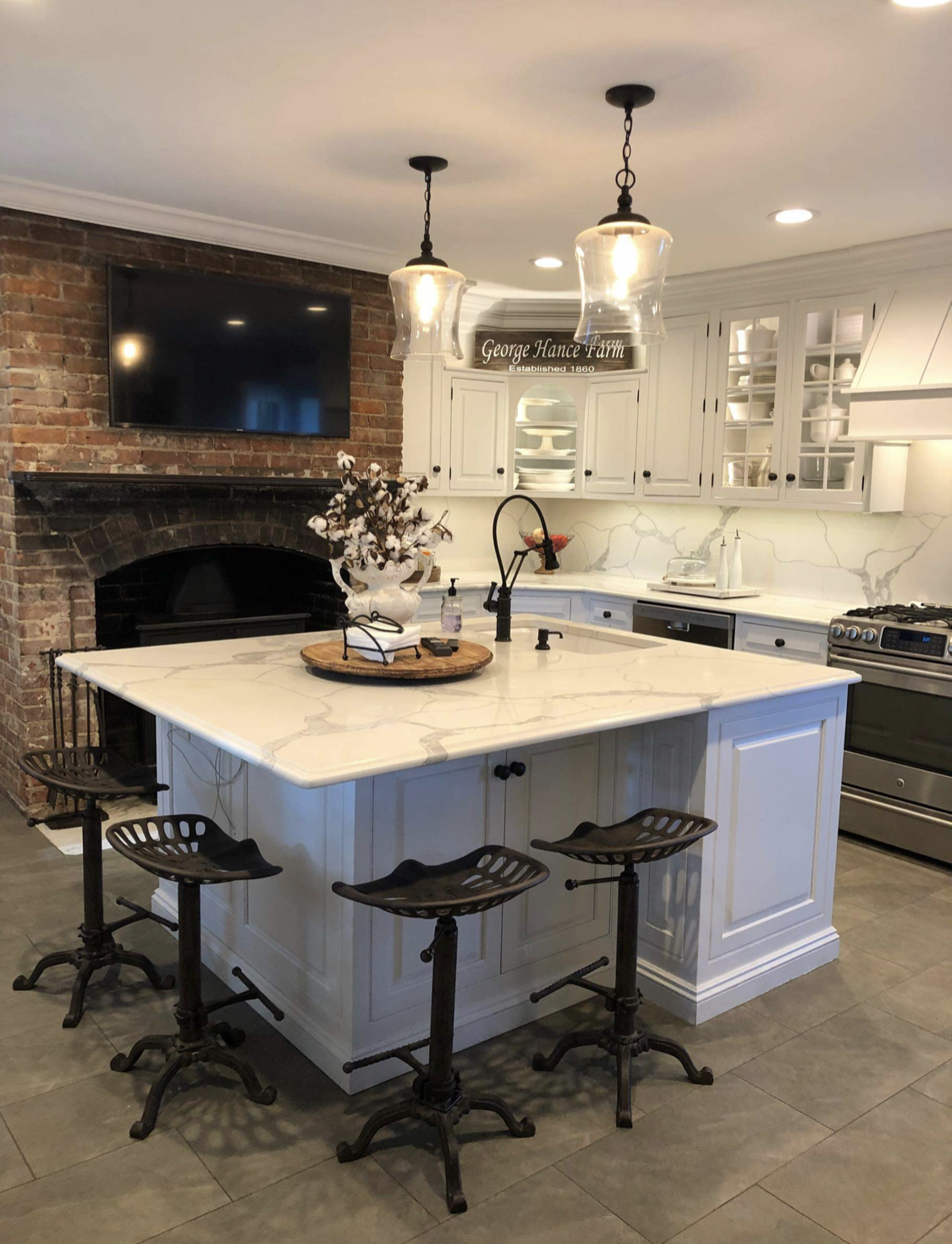 Brick Fireplaces & Mounting your Television Shea Communications Inc.