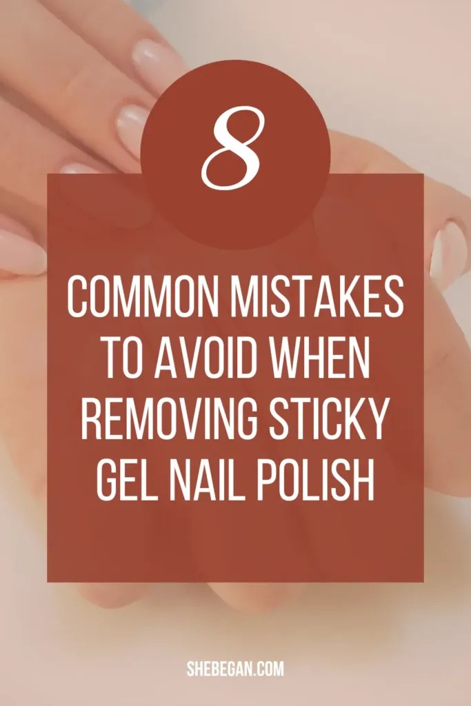 How to Remove Sticky Residue from Gel Nails