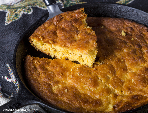 Keto Cornbread Recipe - Tastes Like The Real Thing! - Shed And Shape