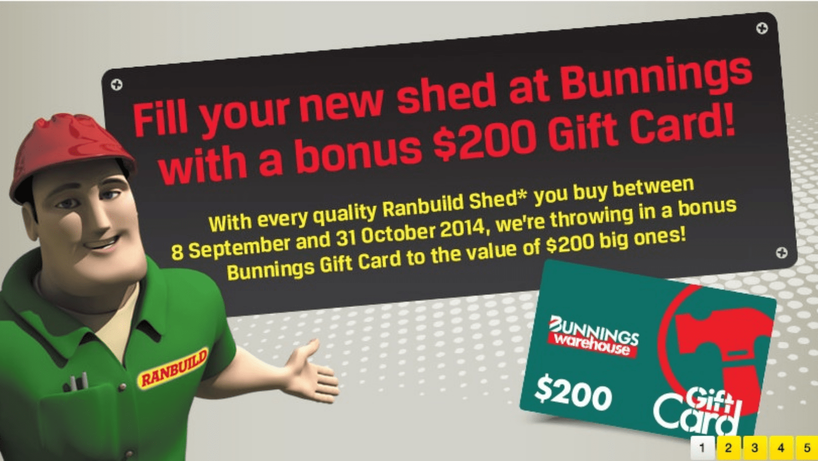 Ranbuild Sheds Bunnings 200 Gift Card Bonus Offer Steel Sheds in