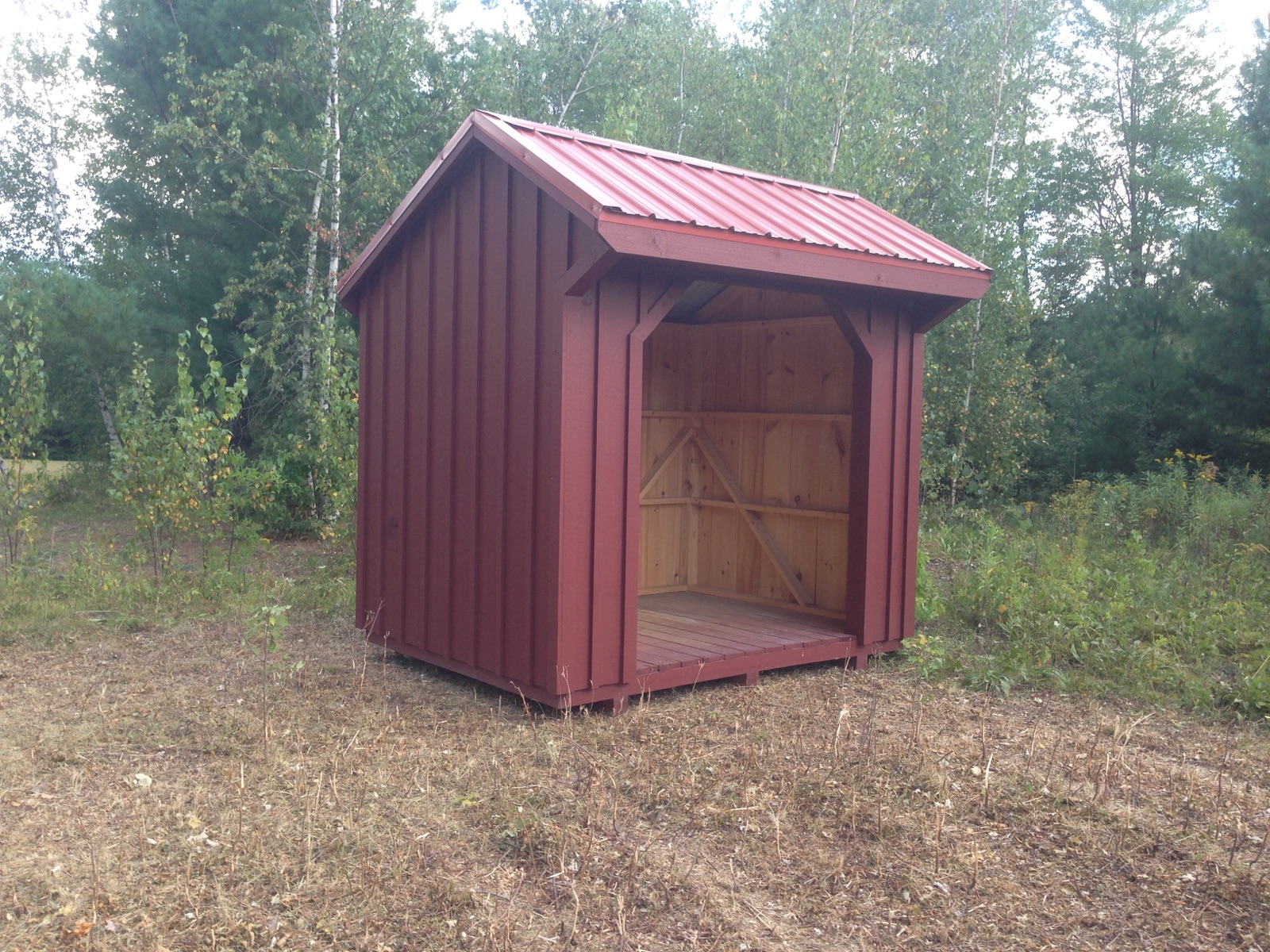 4x8 Wood Shed Delivered to Postenkill, NY - Shed Man, Inc.