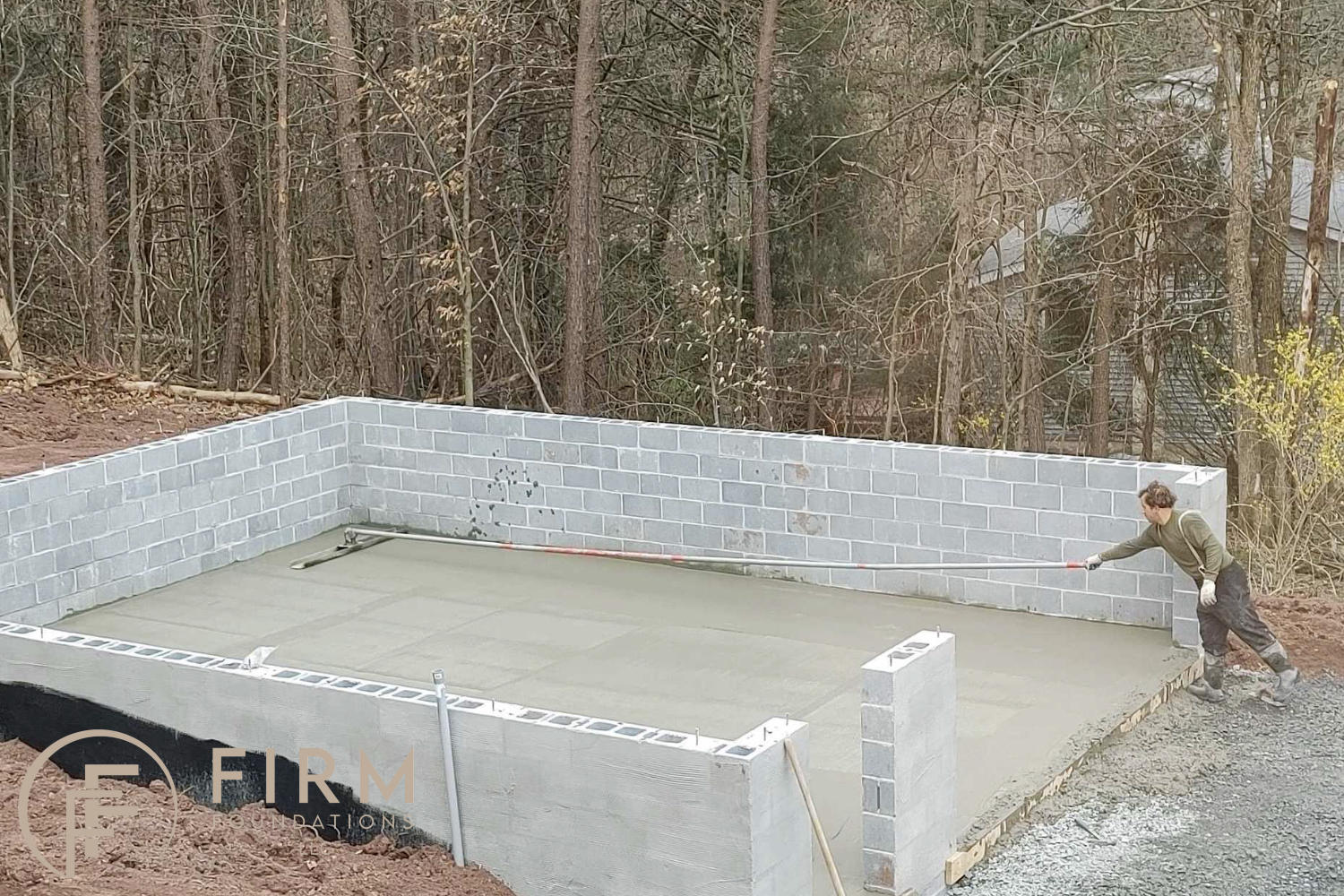 24x28 Concrete Garage Foundation in Birdsboro, PA Firm Foundations