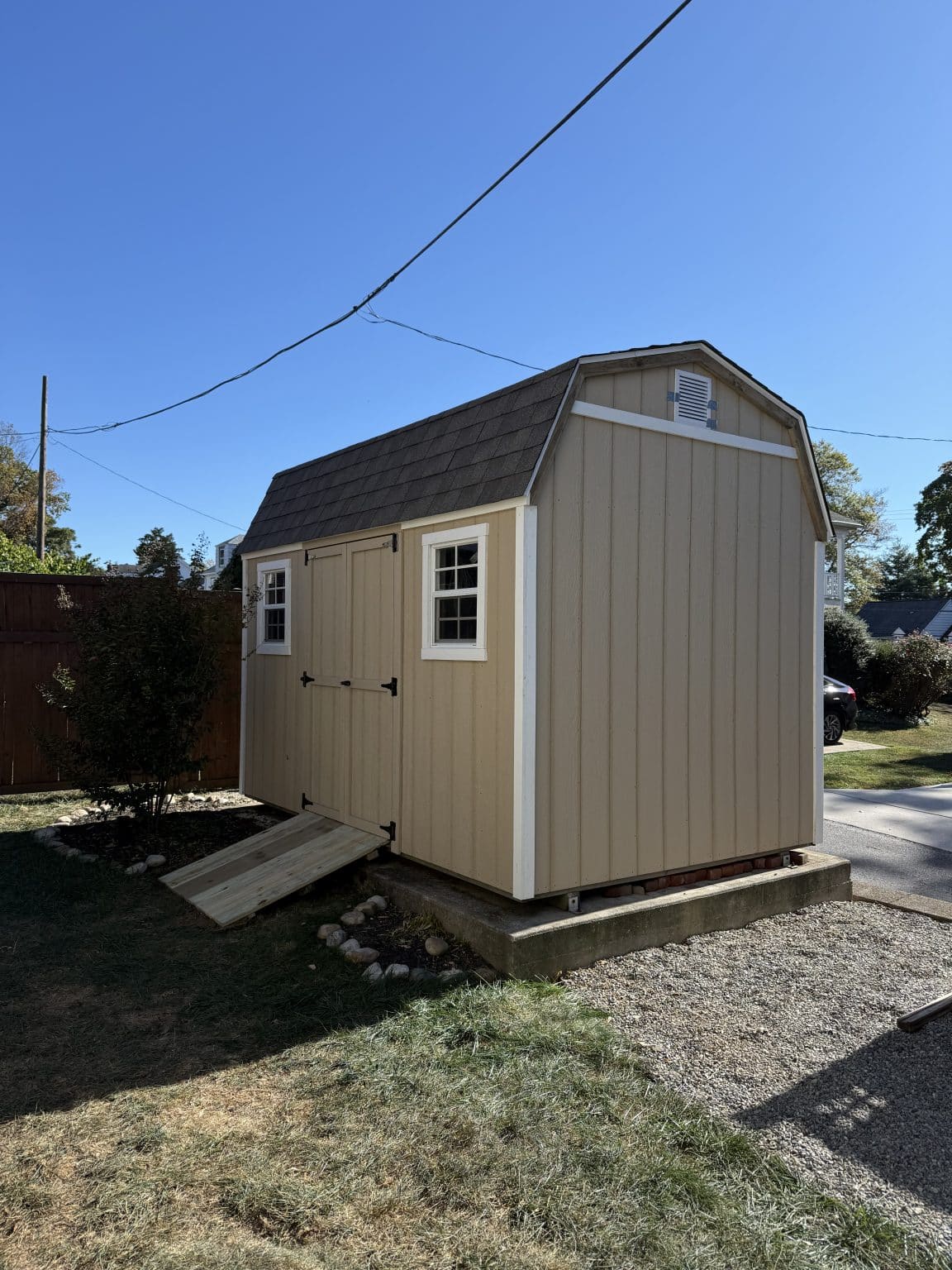 8x12 Storage Shed Rehab in Springfield, PA Shed Repair LLC
