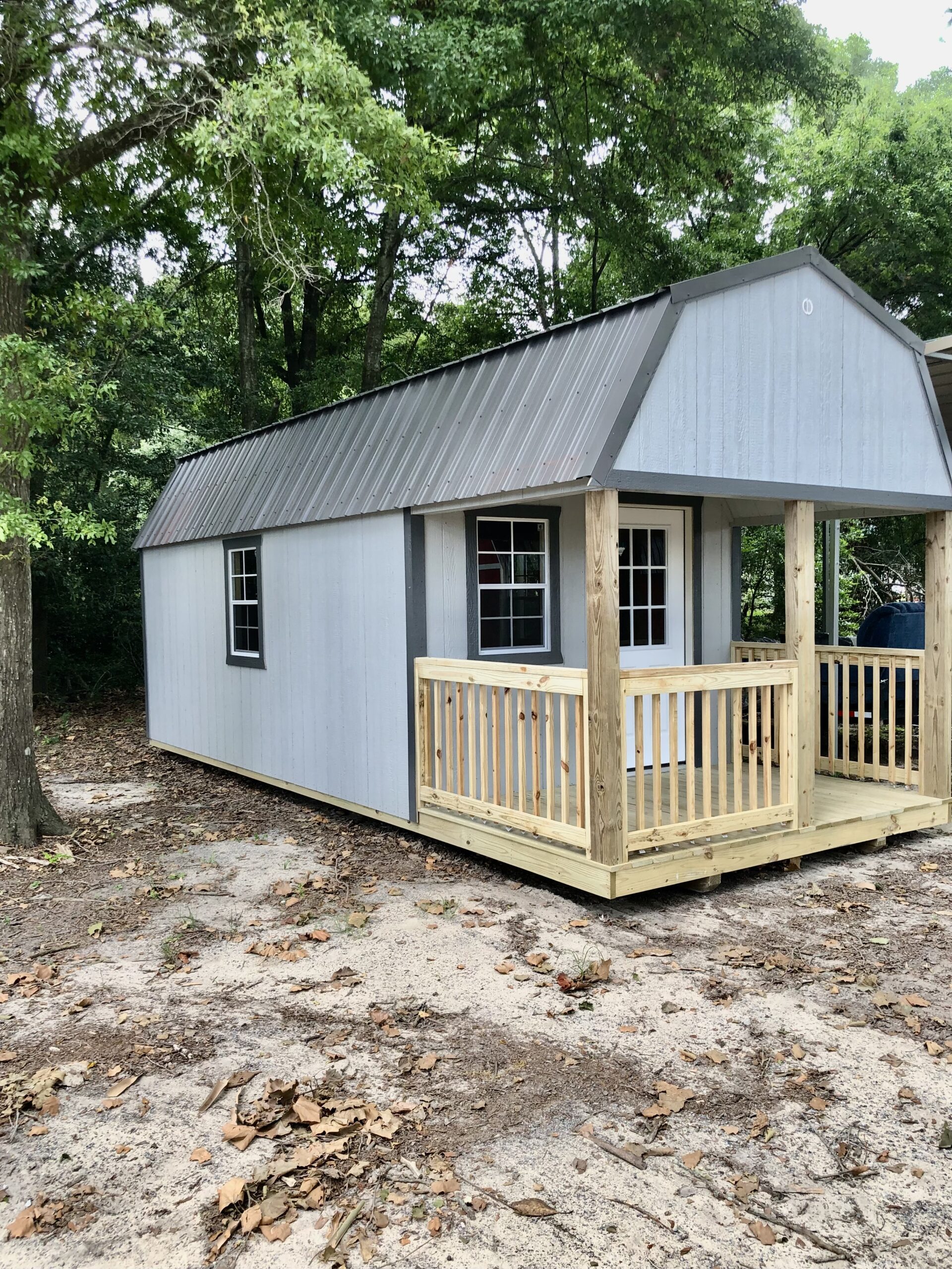 New 10×24 Lofted Barn Cabin Premier Portable Buildings Of Crestview