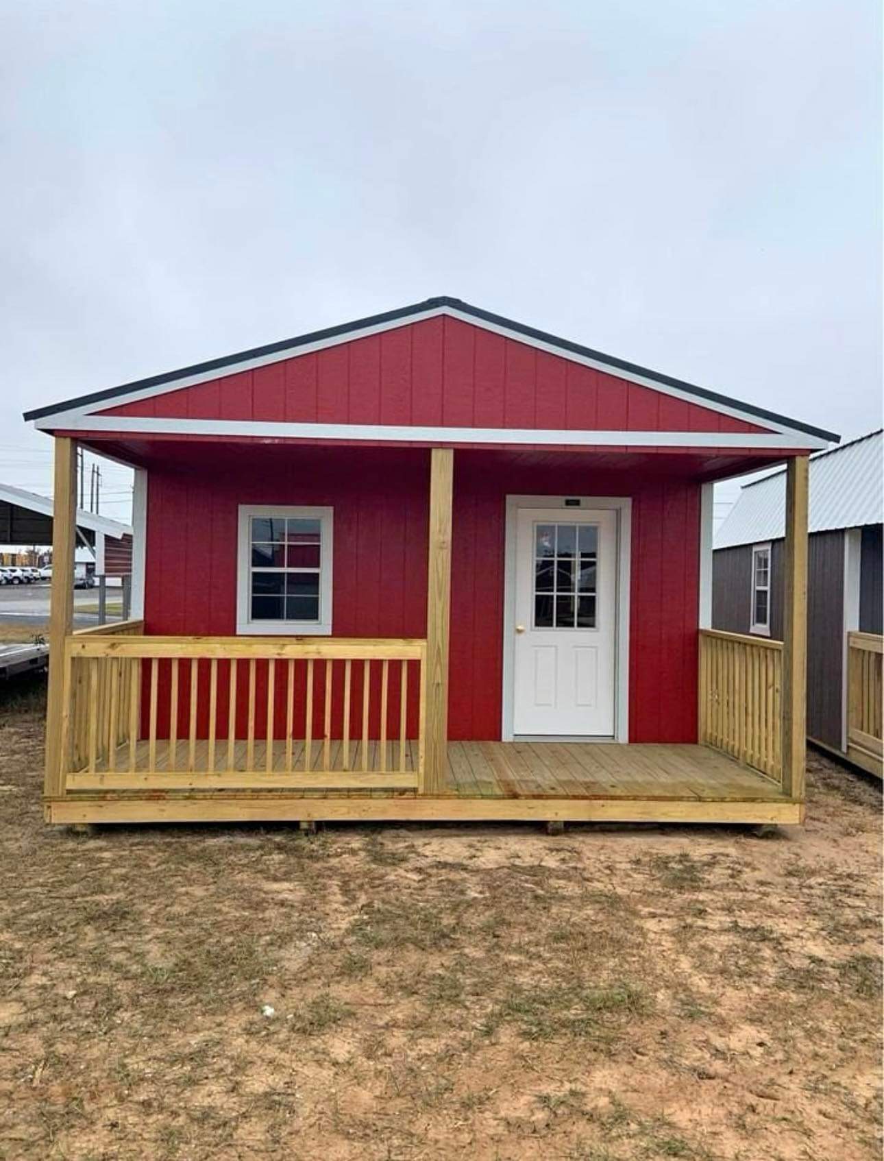 16×40 Cabin Premier Portable Buildings Of Crestview