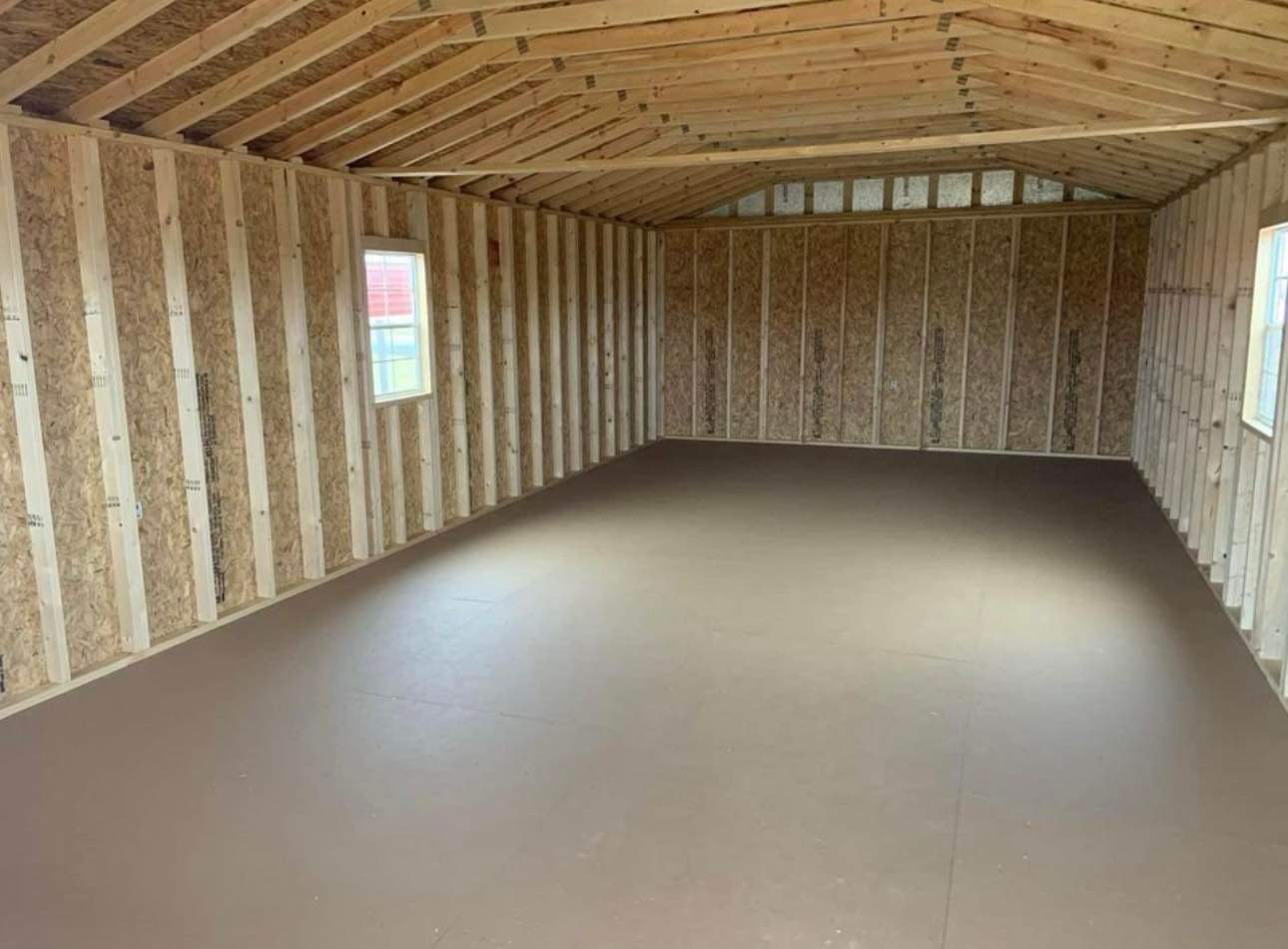 16×40 Cabin Premier Portable Buildings Of Crestview