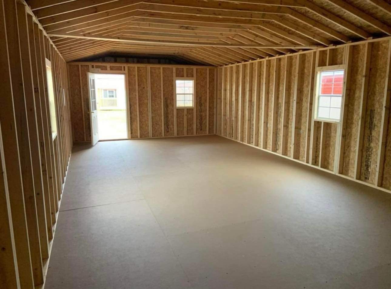 16×40 Cabin Premier Portable Buildings Of Crestview