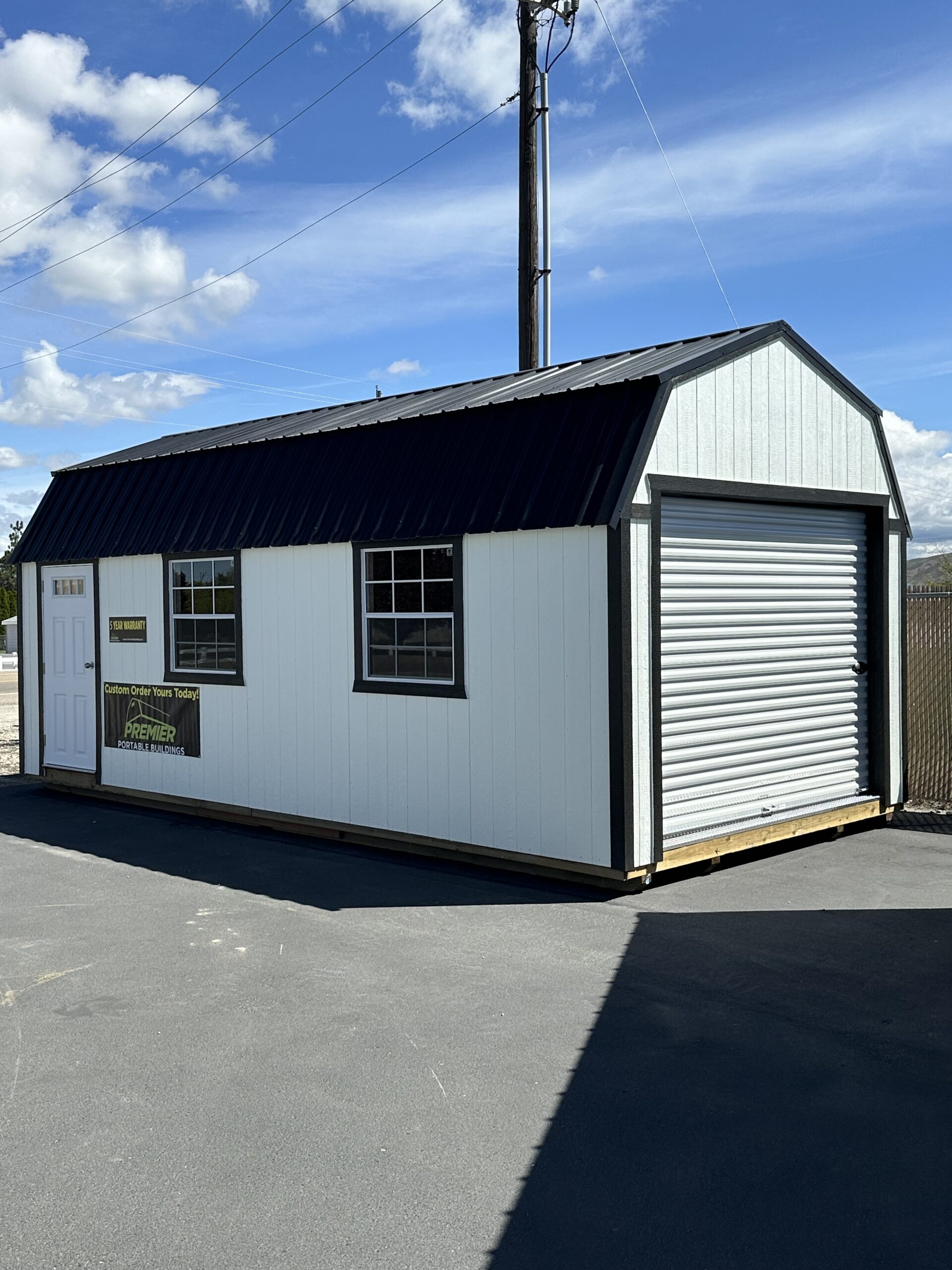 12×24 Lofted Garage Gem State Sheds Emmett