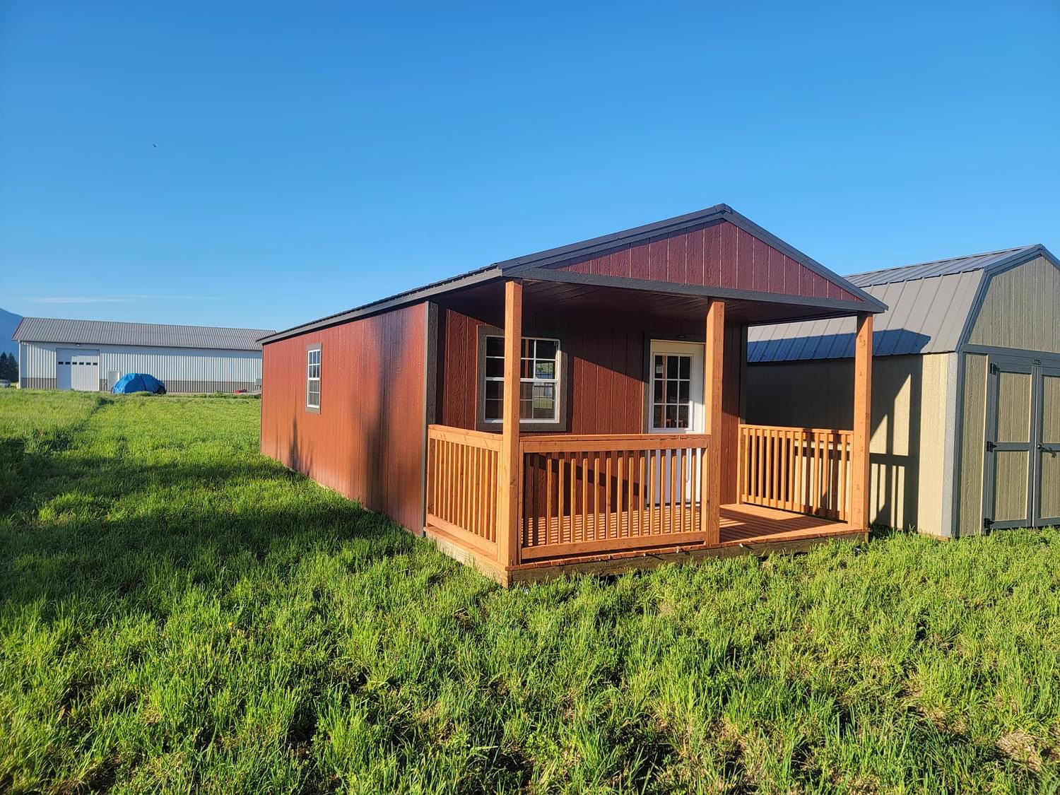 Build to Order 16×40 Cabin Gem State Sheds Emmett