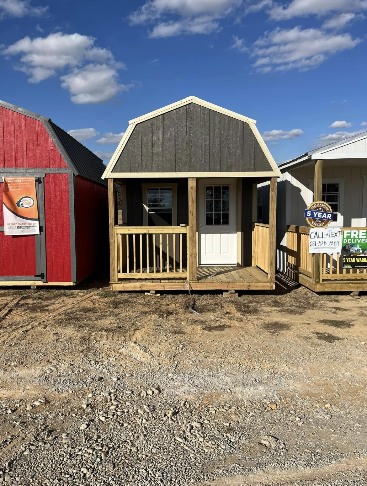 10×24 Lofted Barn Cabin Premier Buildings and Trailers of Florence