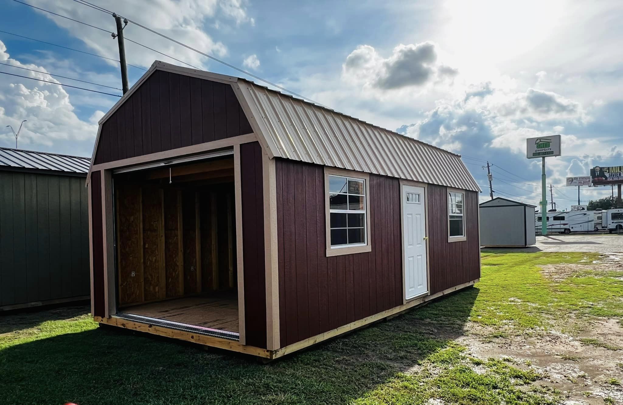 12×20 Lofted Garage Premier Portable Buildings of Quincy