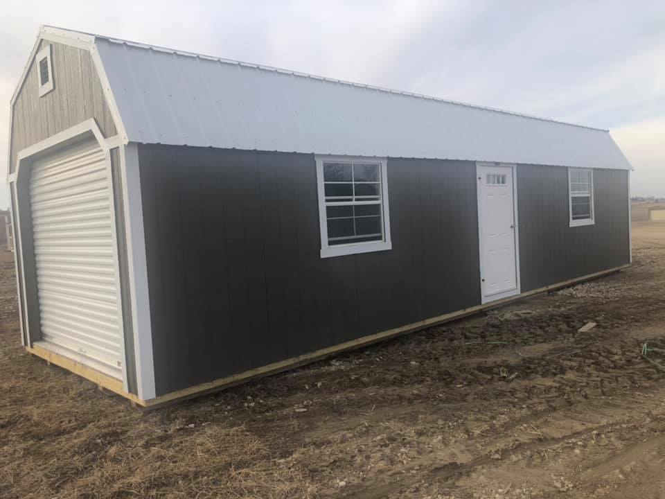 12×36 Lofted Garage Premier Portable Buildings of Quincy