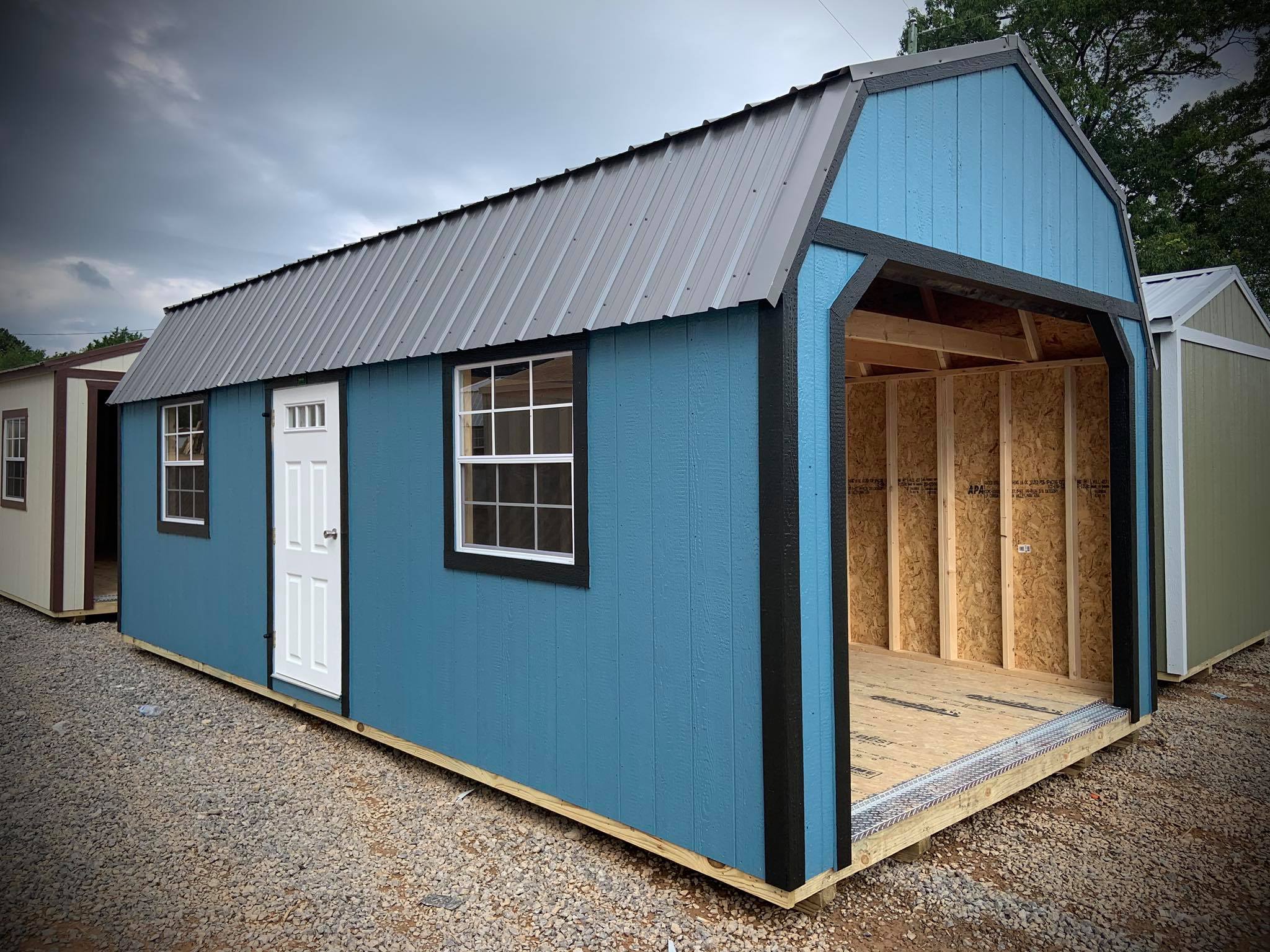 12×32 Lofted Garage Premier Portable Buildings of Quincy