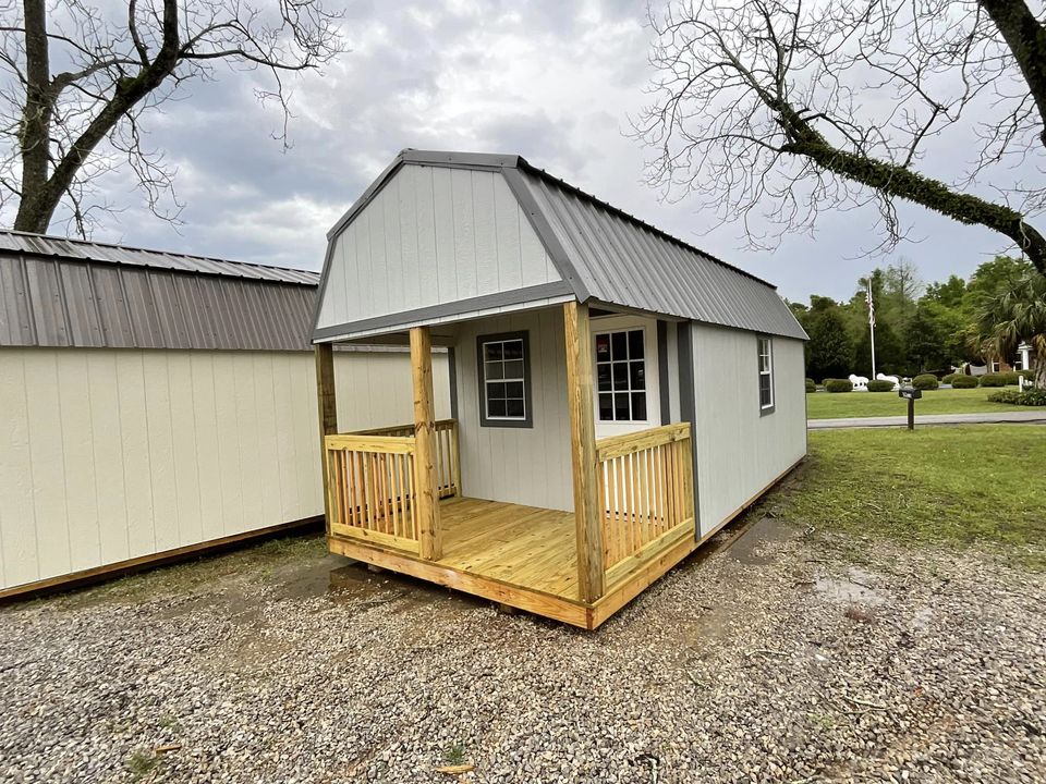 10×24 Lofted Cabin Premier Portable Buildings of Quincy