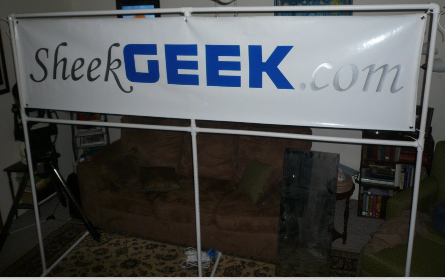 Custom PVC Banner Holder for about 15 SheekGeek