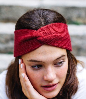 The knitted headband fits a head size of approximately 21 inches to 24 inches. How To Knit A Twisted Headband Step By Step Pattern Sheep And Stitch