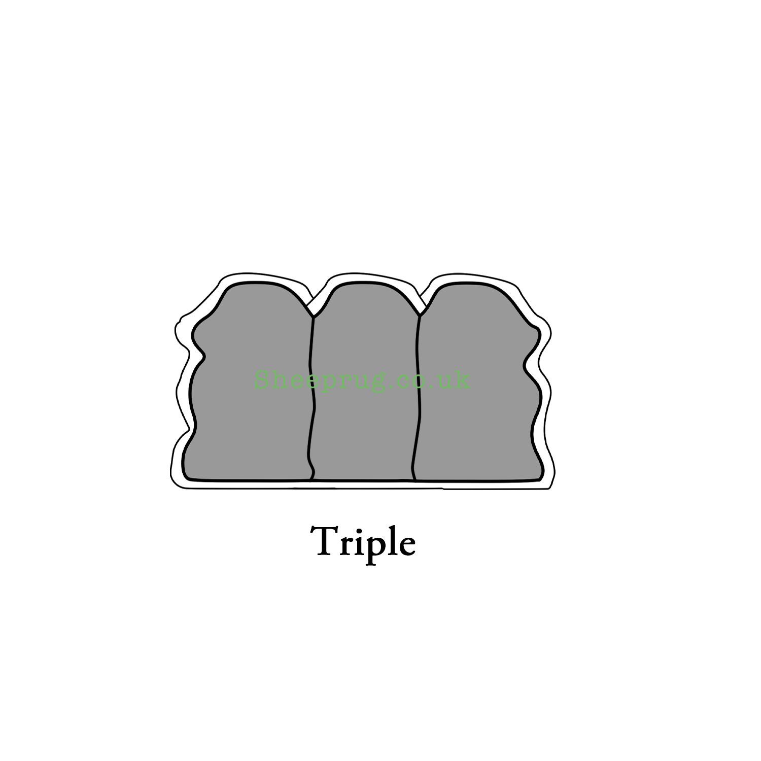 Curly Sheepskin rug 100 Natural Wool Made of New Zealand Sheep Sheeprug