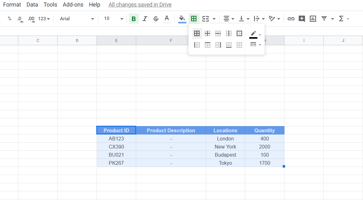 How to Insert Excel Table in Gmail with Borders [StepByStep]