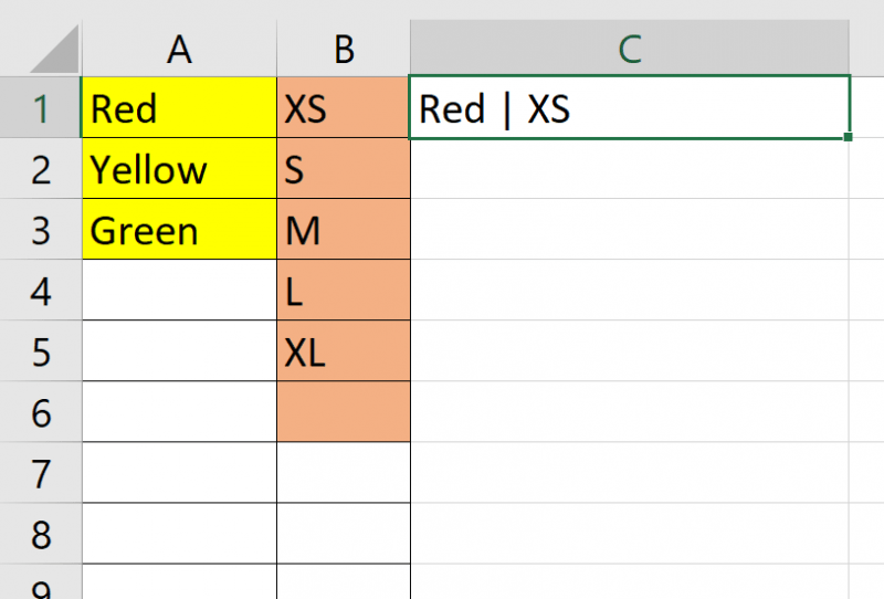 How to Generate a List of all Possible Permutations in Excel Sheetaki