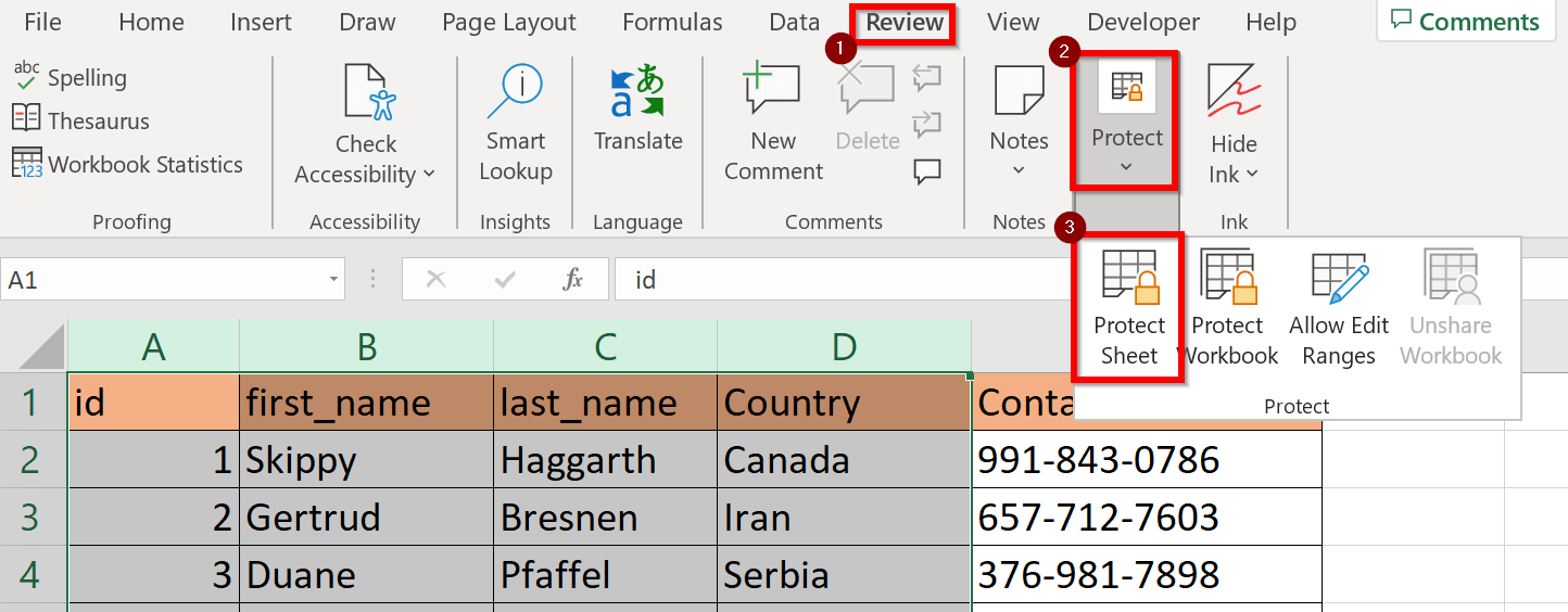 How to Protect Sheet but Allow Data Entry in Excel Sheetaki