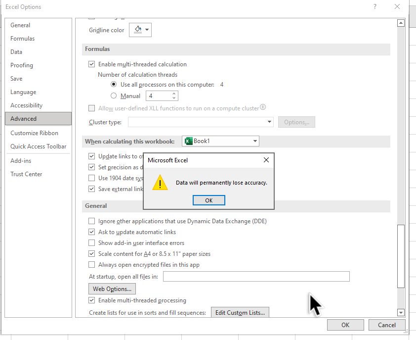 How to Set Rounding Precision in Excel Sheetaki