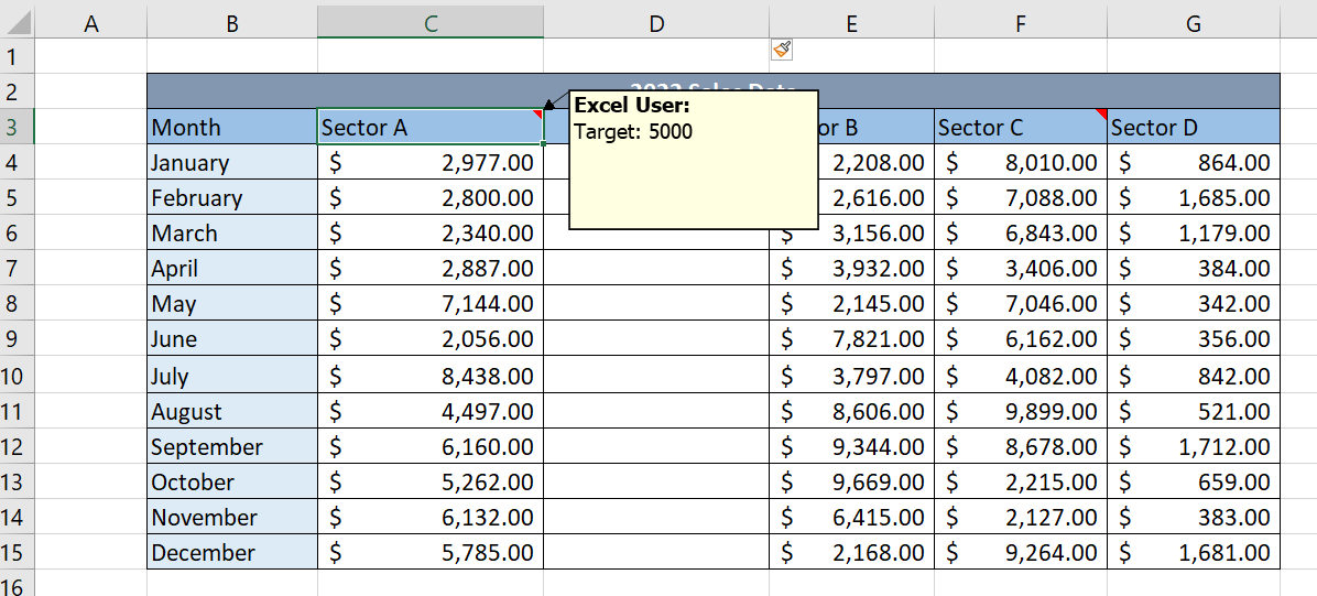How to Fix Comments Far Away From Cell in Excel Sheetaki