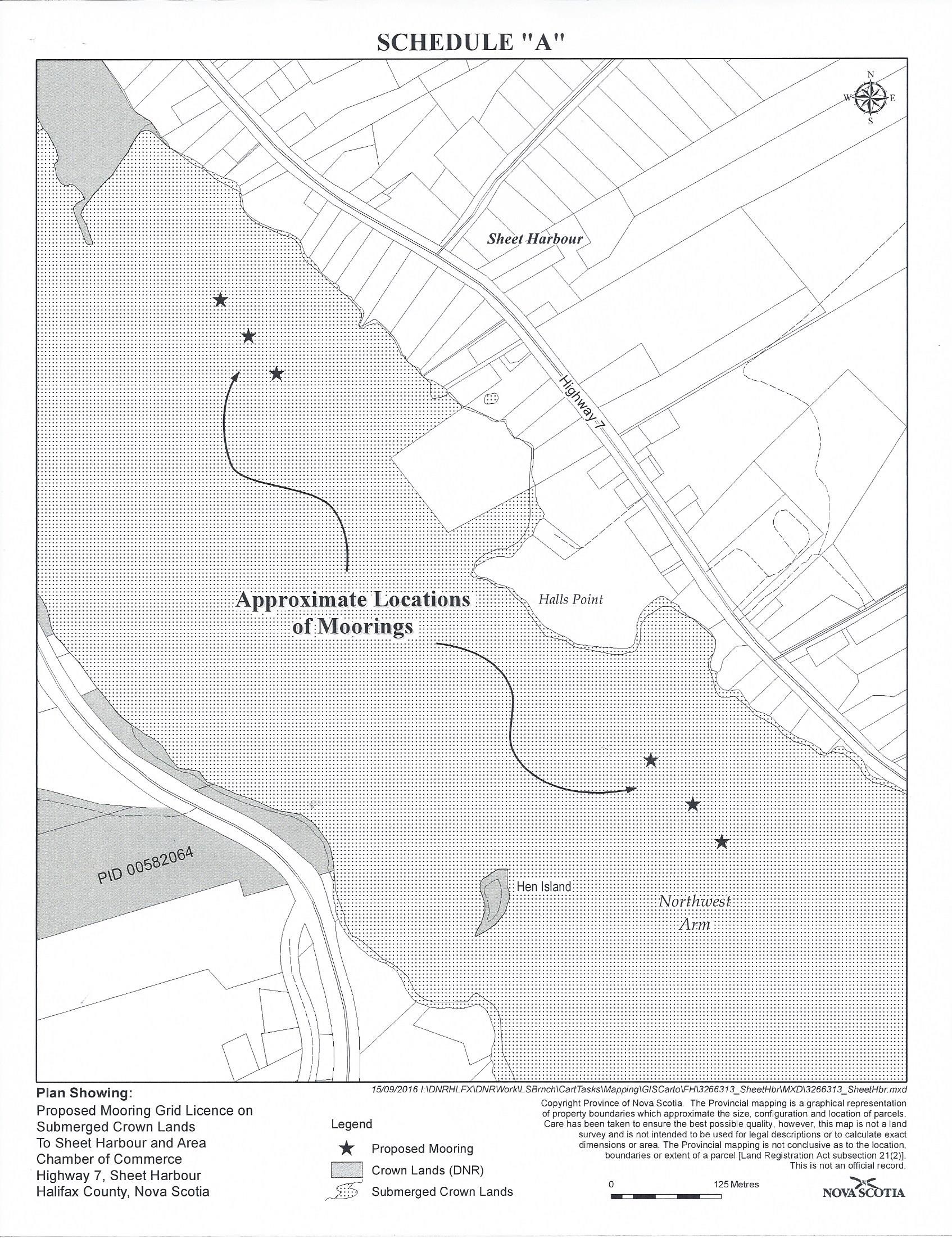 Mooring Location Sheet Harbour