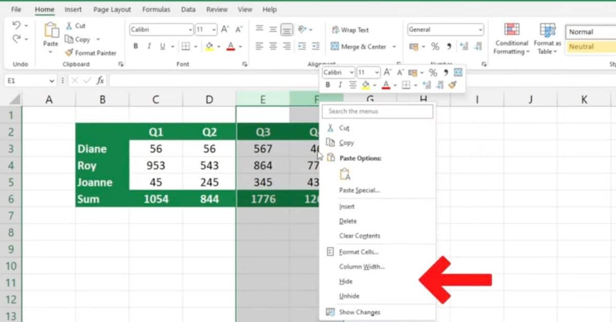 How to Hide Columns in Excel Beginner's Guide Sheet Leveller