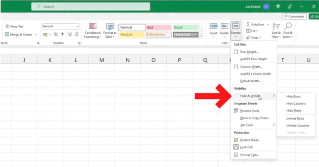 How to Unhide Columns in Excel Beginner's Guide