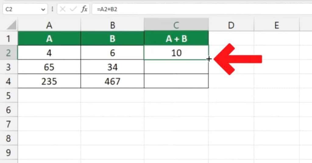 How to Add Numbers in Excel Beginner's Guide Sheet Leveller