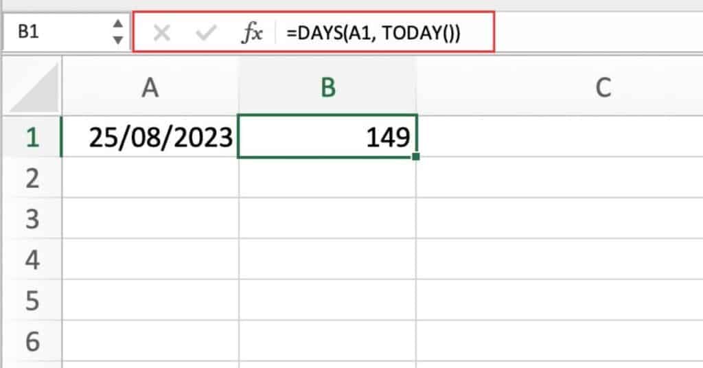 Excel TODAY Function Sheet Leveller