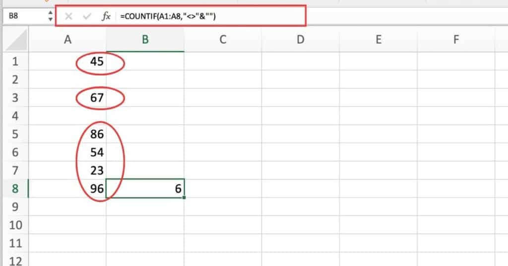How to Count Blank (Empty) Cells using COUNTIF in Excel