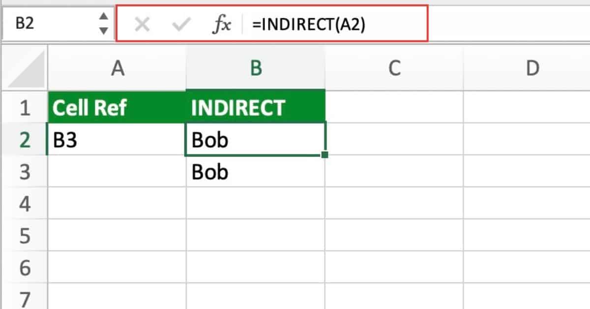 Excel INDIRECT Function Sheet Leveller