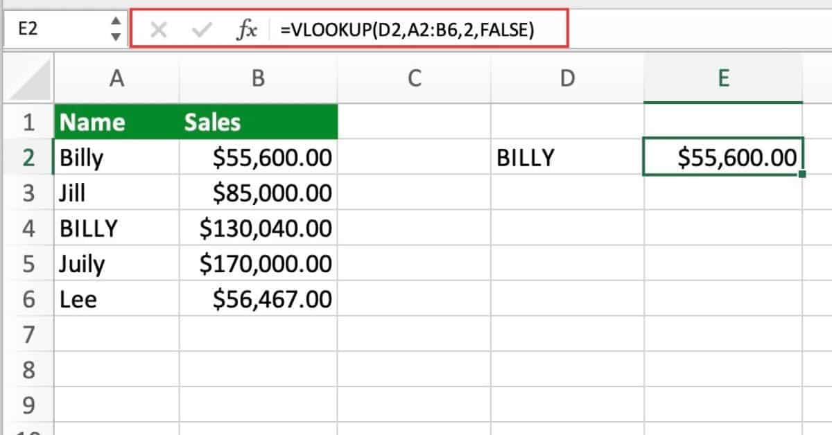 Excel VLOOKUP Function Sheet Leveller
