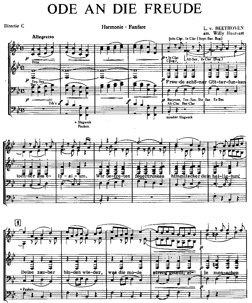 an die Freude (European Anthem) (9511210)