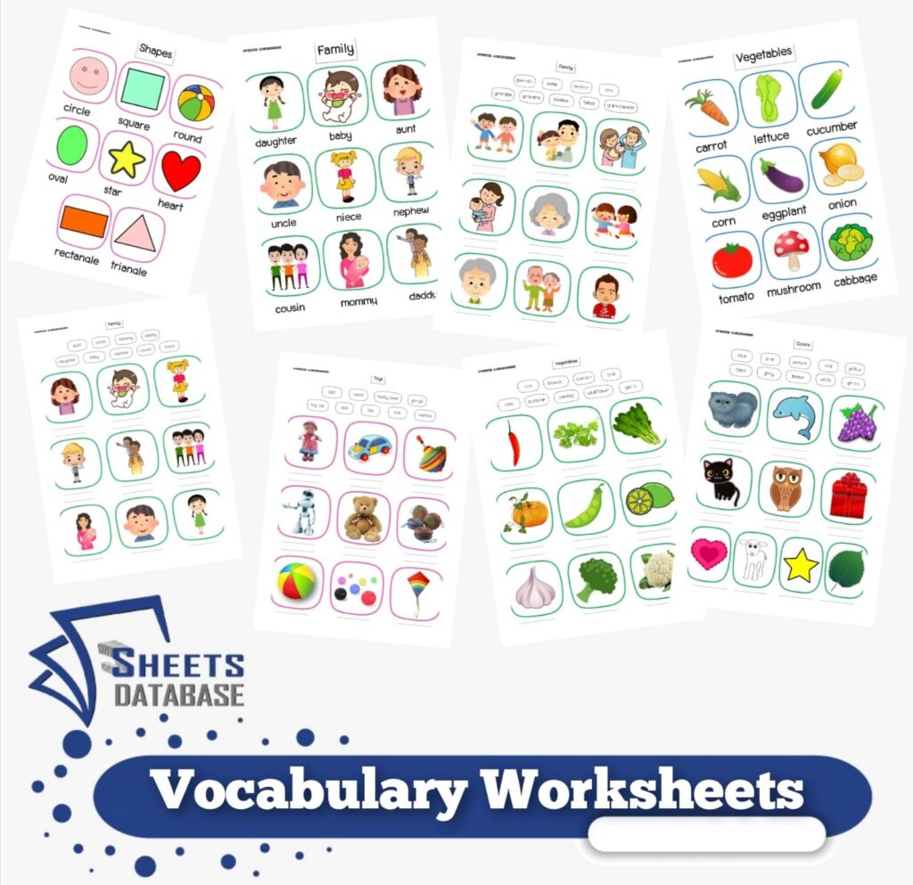 Vocabulary Worksheets – Sheets