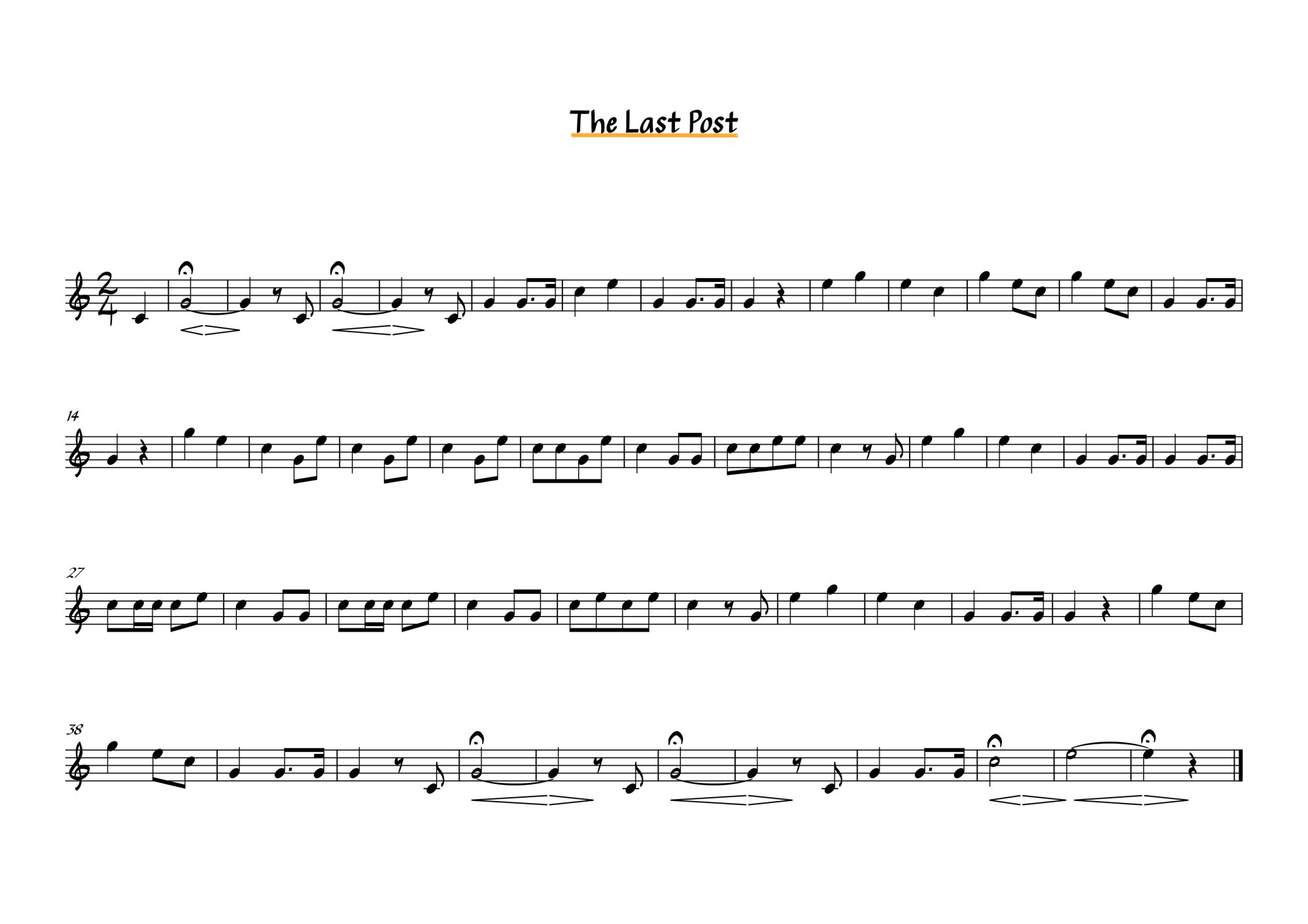 The Last Post Sheet Music for Brass sheets4brass