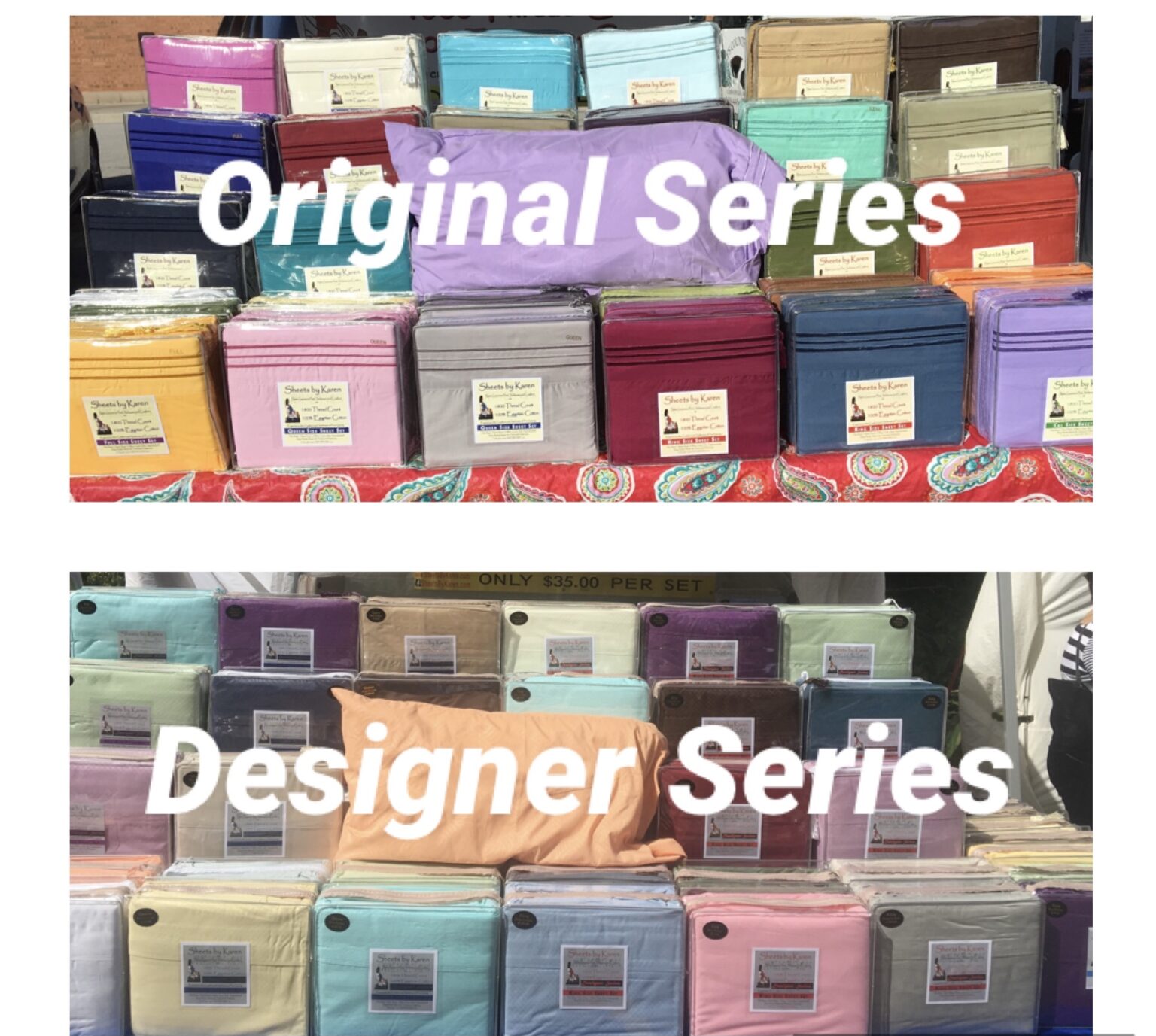 Online Store for Comfort Sheets Sheets by Karen