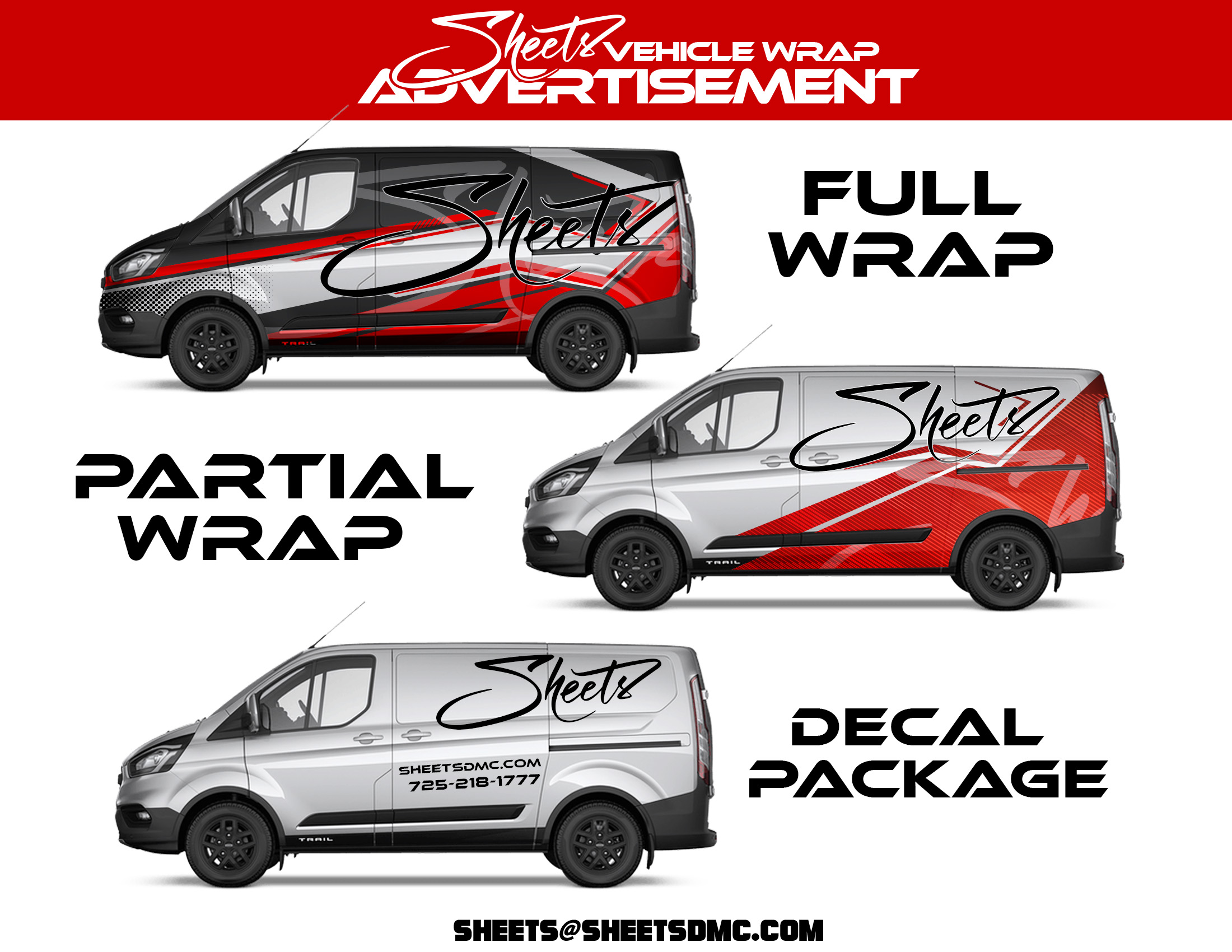 Las Vegas Vehicle Fleet Transportation Wraps, Online Vehicle