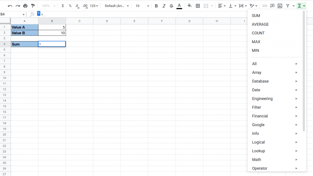 How To Create a Formula In Google Sheets Sheets for Marketers