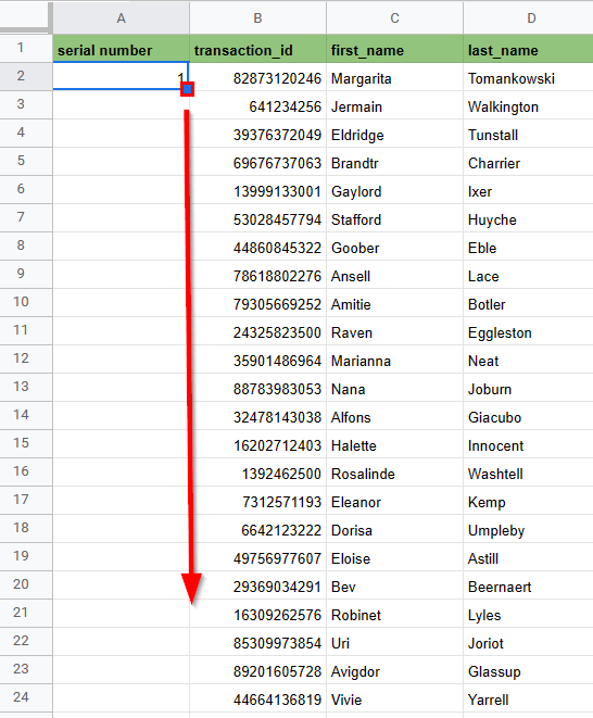 How To Add Serial Number In Google Sheets Sheets for Marketers