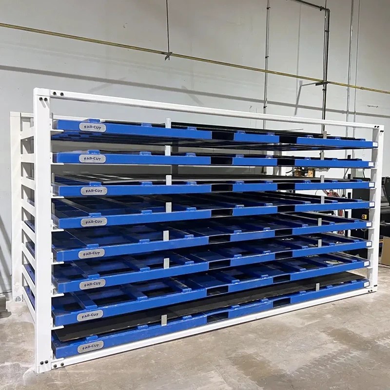 Fabrication Shop Sheet Metal Storage Rack sheet metal rackspipe