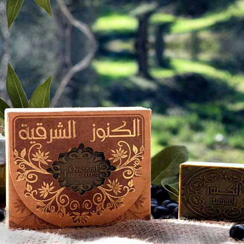 Orient Treasures Aleppo Soap with Musk, Oud, and Amber Shefaa Soap