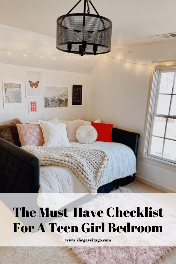 Teen Girl Bedroom Essentials A Complete Checklist She Gave It Go