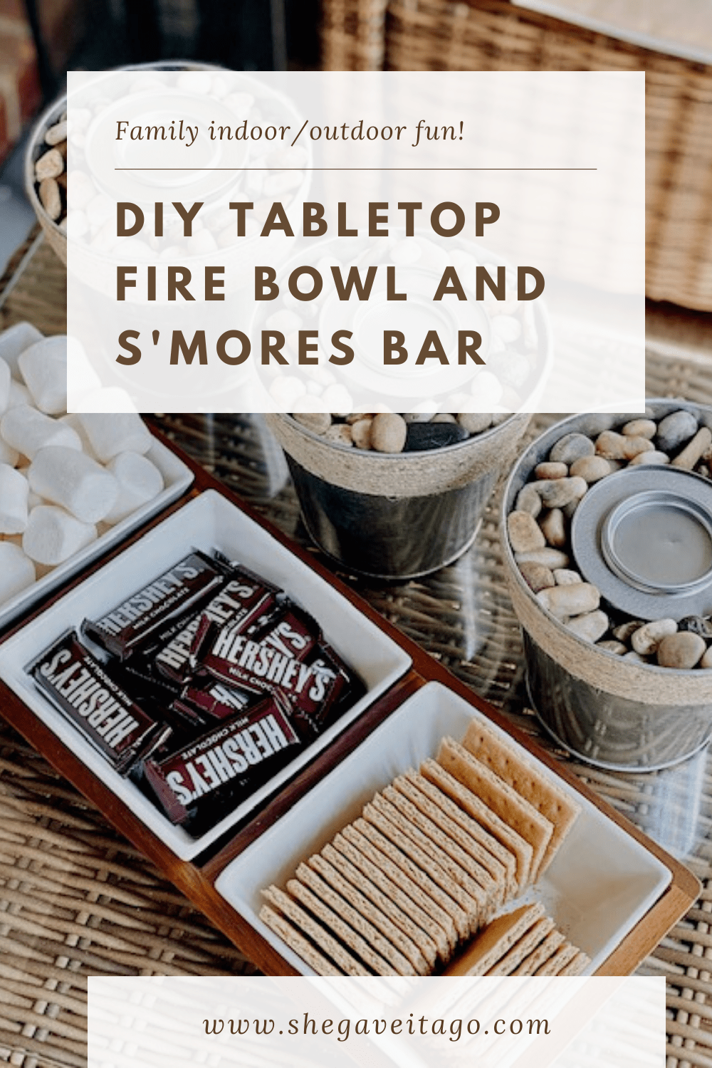 Tabletop S'mores With DIY Fire Bowls She Gave It A Go